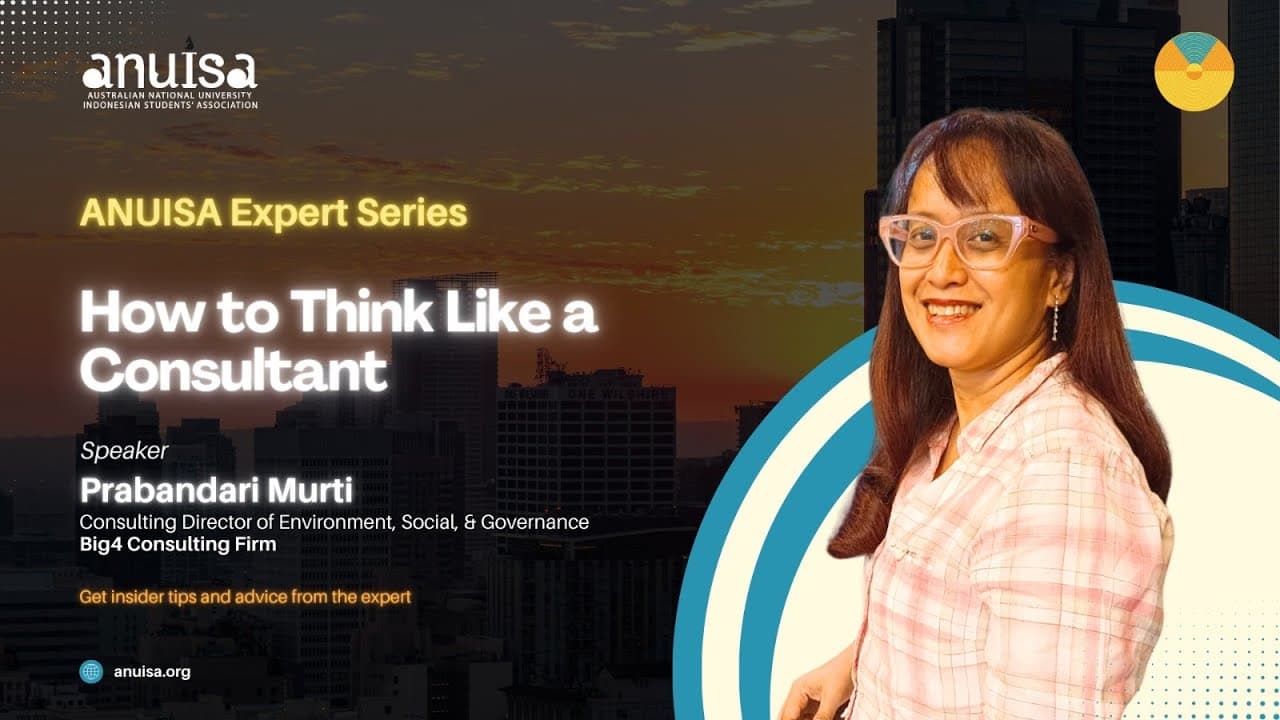 How to Think Like a Consultant with Prabandari Murti, ESG Director at Deloitte Indonesia